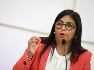 La vicepresidenta de Venezuela Delcy Rodríguez