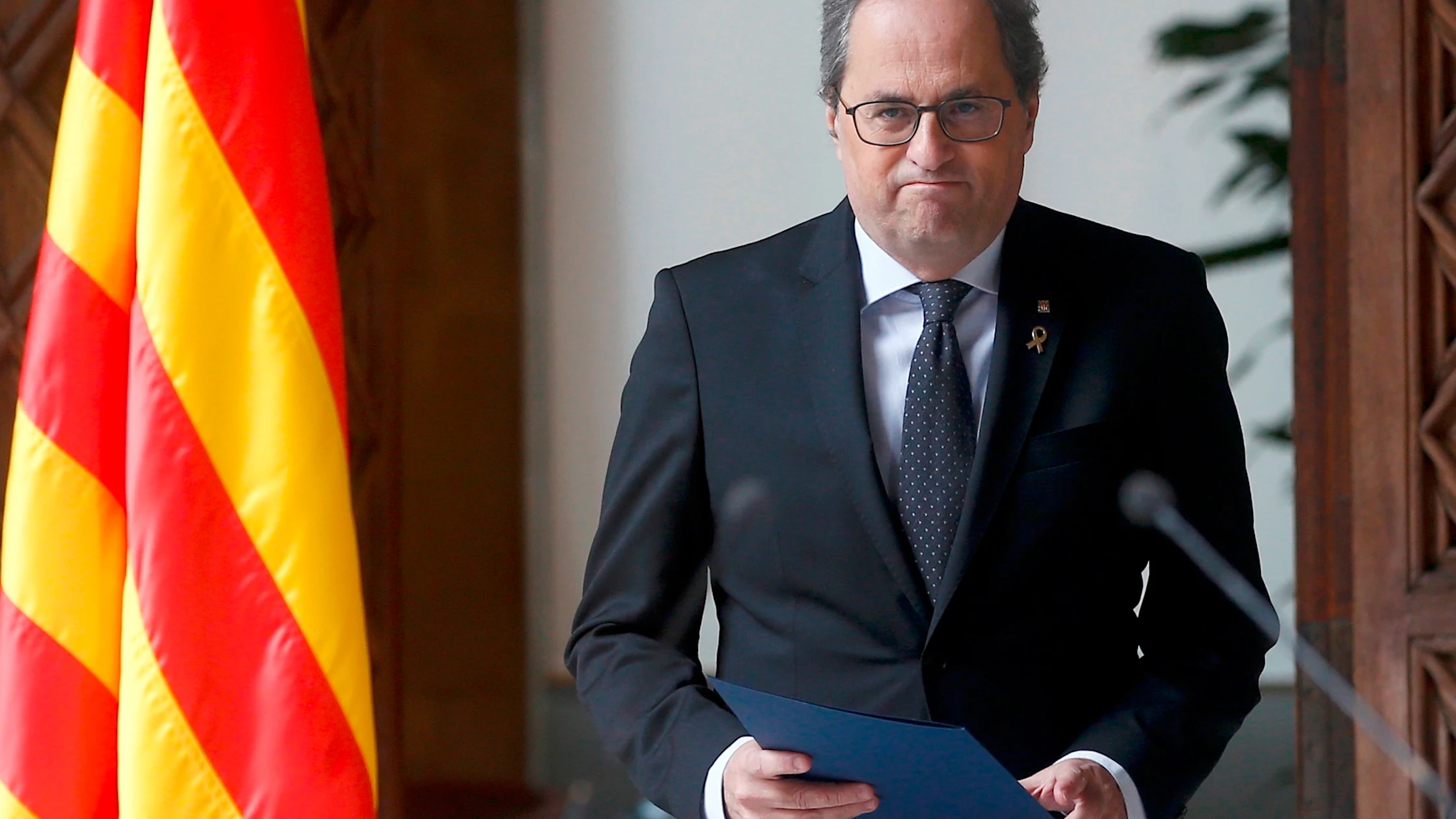 Quim Torra convocará elecciones en Cataluña tras la aprobación de los presupuestos Quim Torra convocará elecciones en Cataluña tras la aprobación de los presupuestos