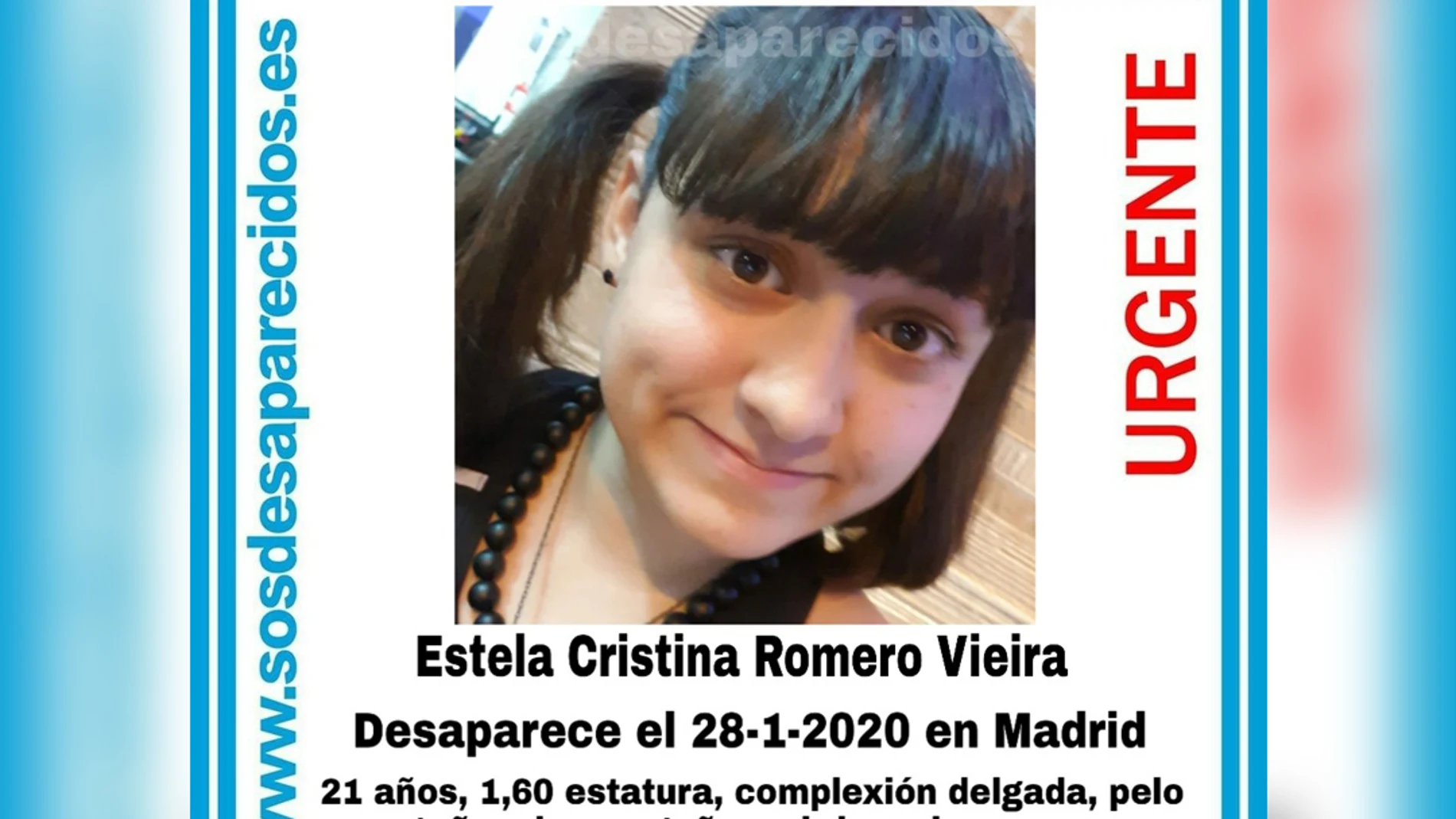 Estela, la joven desaparecida en Barajas Estela, la joven desaparecida en Barajas