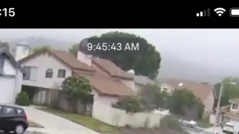 El momento del accidente El momento del accidente