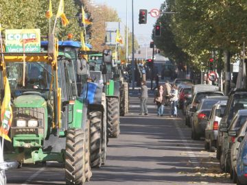 Una tractorada como protesta