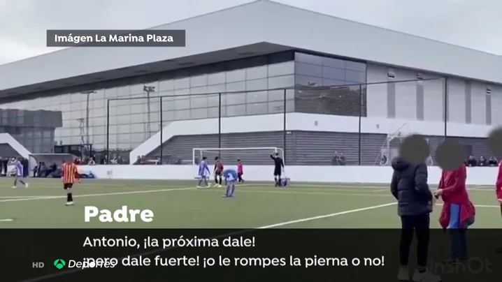 La deplorable arenga de un padre a su hijo de 11 a&ntilde;os: "Hasta que no le rompas la pierna, no"