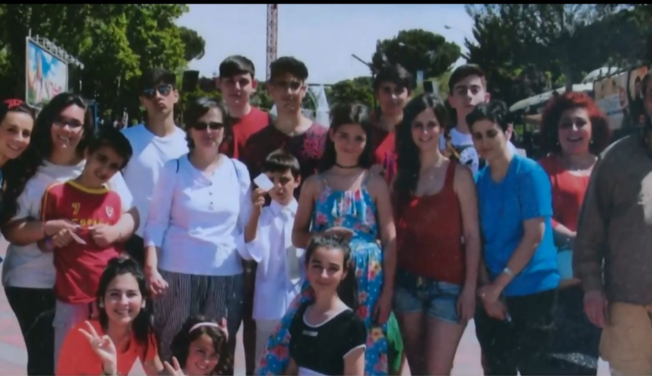 La familia de Raquel al completo 