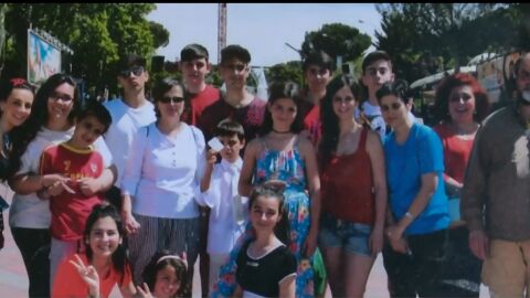 La familia de Raquel al completo 