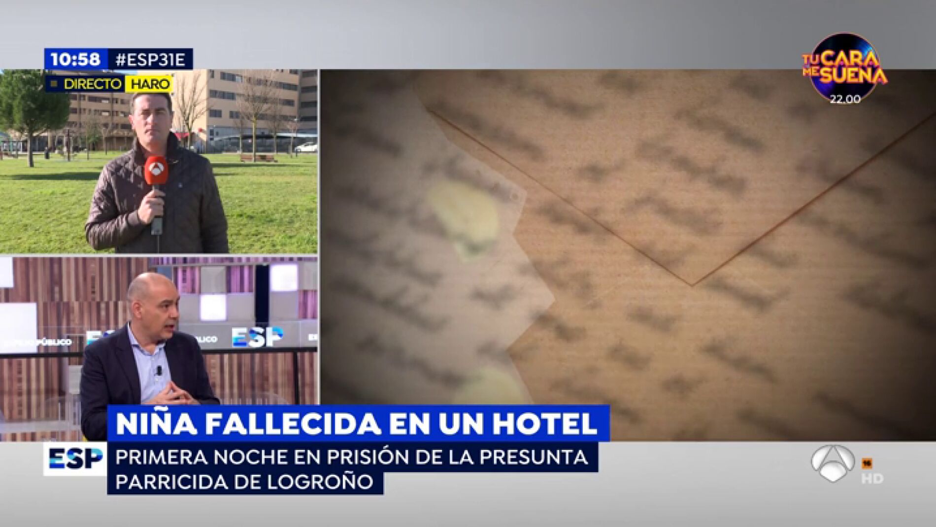 Ni&ntilde;a fallecida en un hotel