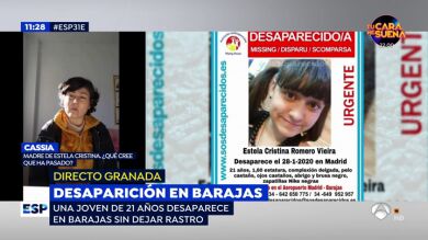La madre de la joven desaparecida en el aeropuerto de Madrid: 