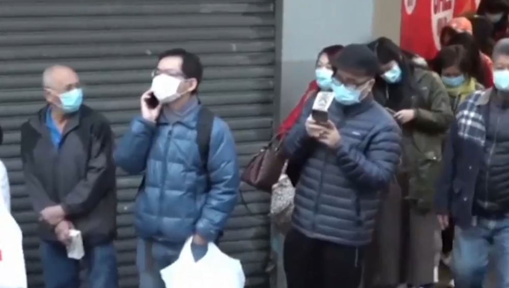 Sin mascarillas en Hong Kong por el coronavirus