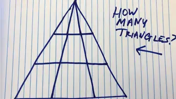 Nuevo reto viral en las redes sociales: ¿Cuántos triángulos ves en esta foto? Nuevo reto viral en las redes sociales: ¿Cuántos triángulos ves en esta foto?