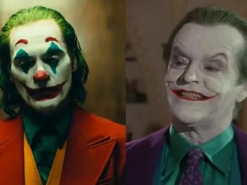 El Joker de Joaquin Phoenix y el Joker de Jack Nicholson El Joker de Joaquin Phoenix y el Joker de Jack Nicholson