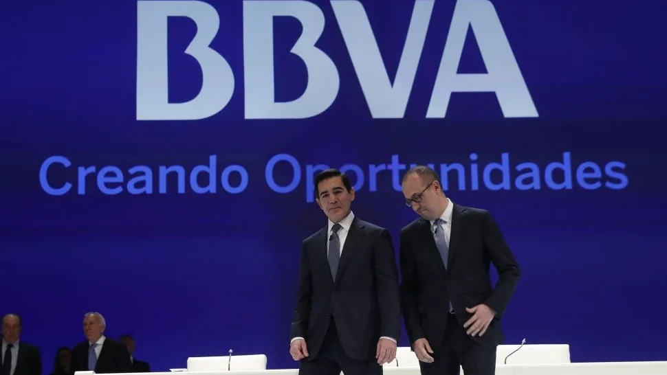 Foto de la junta de BBVA. Foto de la junta de BBVA.