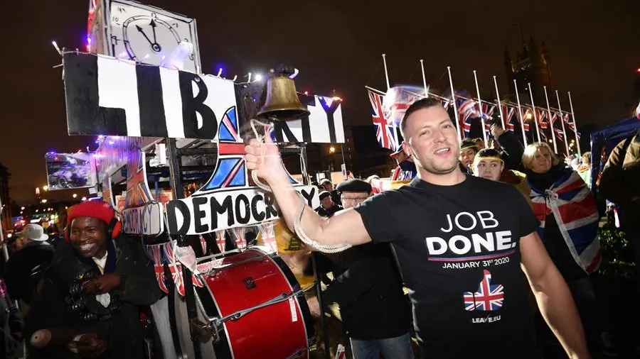 Los brit&aacute;nicos celebran el Brexit