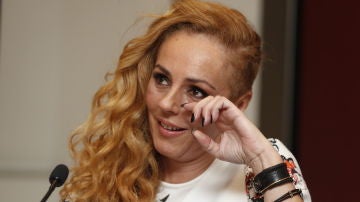 Rocío Carrasco durante la rueda de prensa Rocío Carrasco durante la rueda de prensa