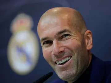 Zidane en rueda de prensa Zidane en rueda de prensa
