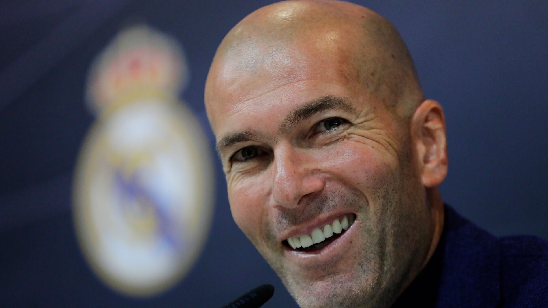Zidane en rueda de prensa