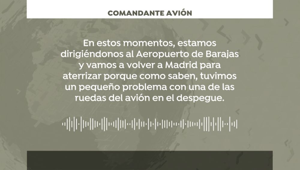 El audio del comandante de Air Canadá a los pasajeros: "Mucha calma y mucha paciencia"