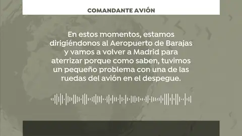 El audio del comandante de Air Canadá a los pasajeros: "Mucha calma y mucha paciencia" El audio del comandante de Air Canadá a los pasajeros: "Mucha calma y mucha paciencia"