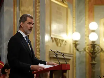Felipe VI en la apertura de la Legislatura Felipe VI en la apertura de la Legislatura