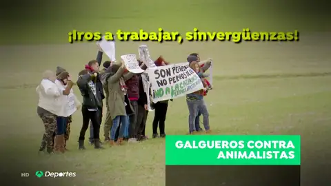 Animalistas contra cazadores, guerra en el campo: "¡Iros a trabajar, perroflautas!" Animalistas contra cazadores, guerra en el campo: "¡Iros a trabajar, perroflautas!"