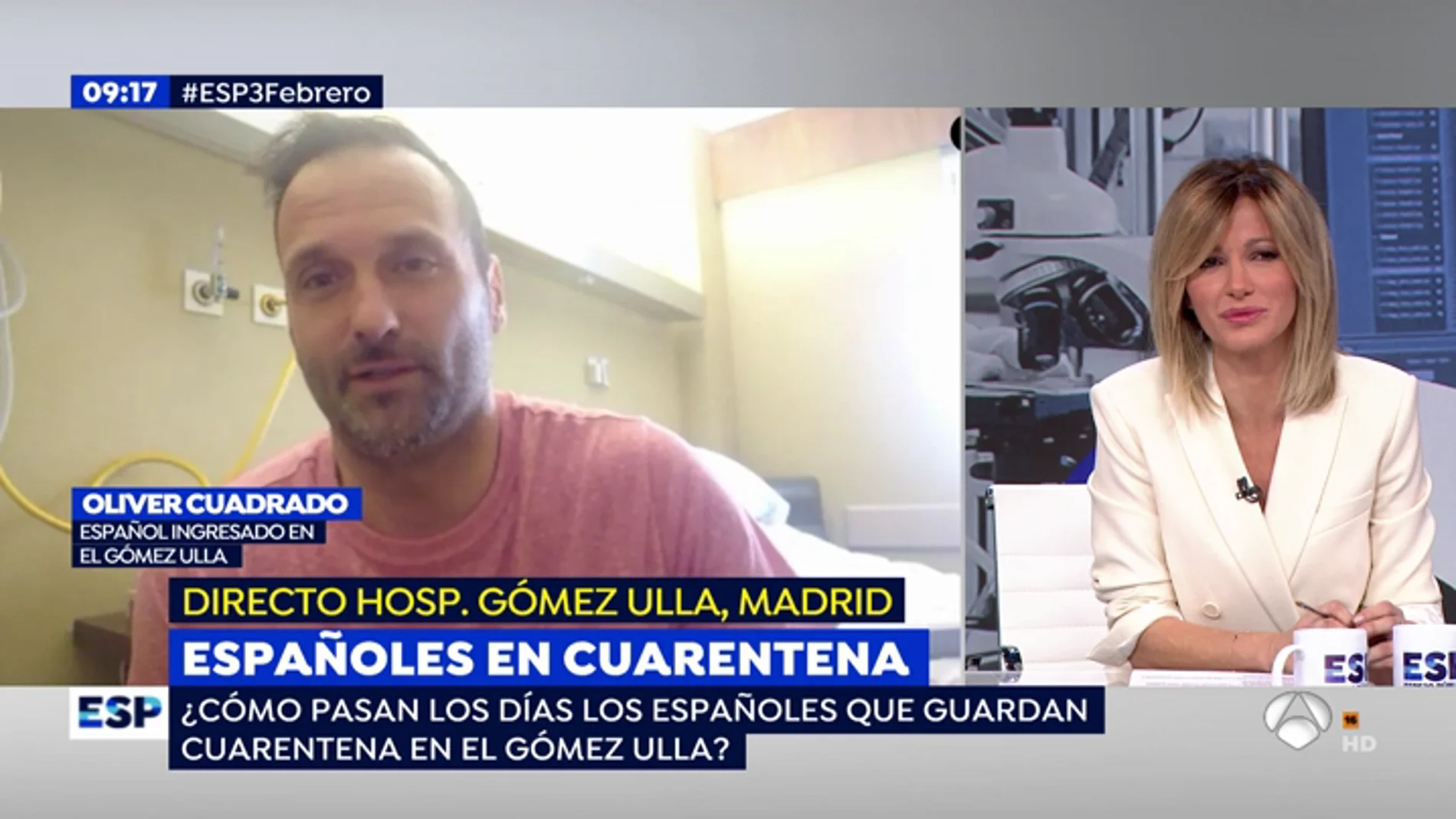 Así viven la cuarentena por el coronavirus los españoles ingresados en el Gómez Ulla: "Nos han dejado claro que somos personas sanas"