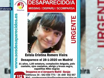 Joven desaparecida. Joven desaparecida.