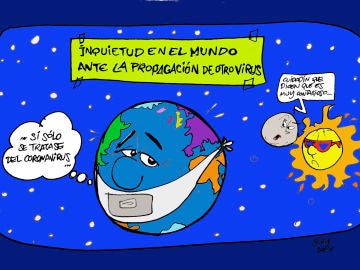 El coronavirus, en la vi&ntilde;eta informativa de esta semana