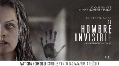 CONCURSO: Consigue una entrada doble para ver 'El hombre invisible' en cines y un póster de la película