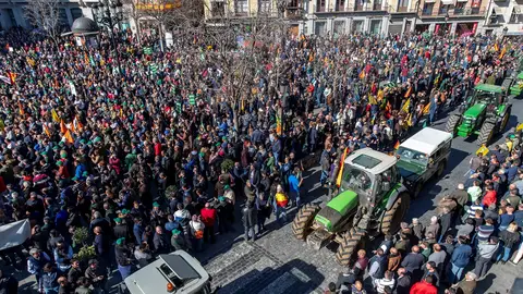 Protesta de los agricultores en Toledo Protesta de los agricultores en Toledo