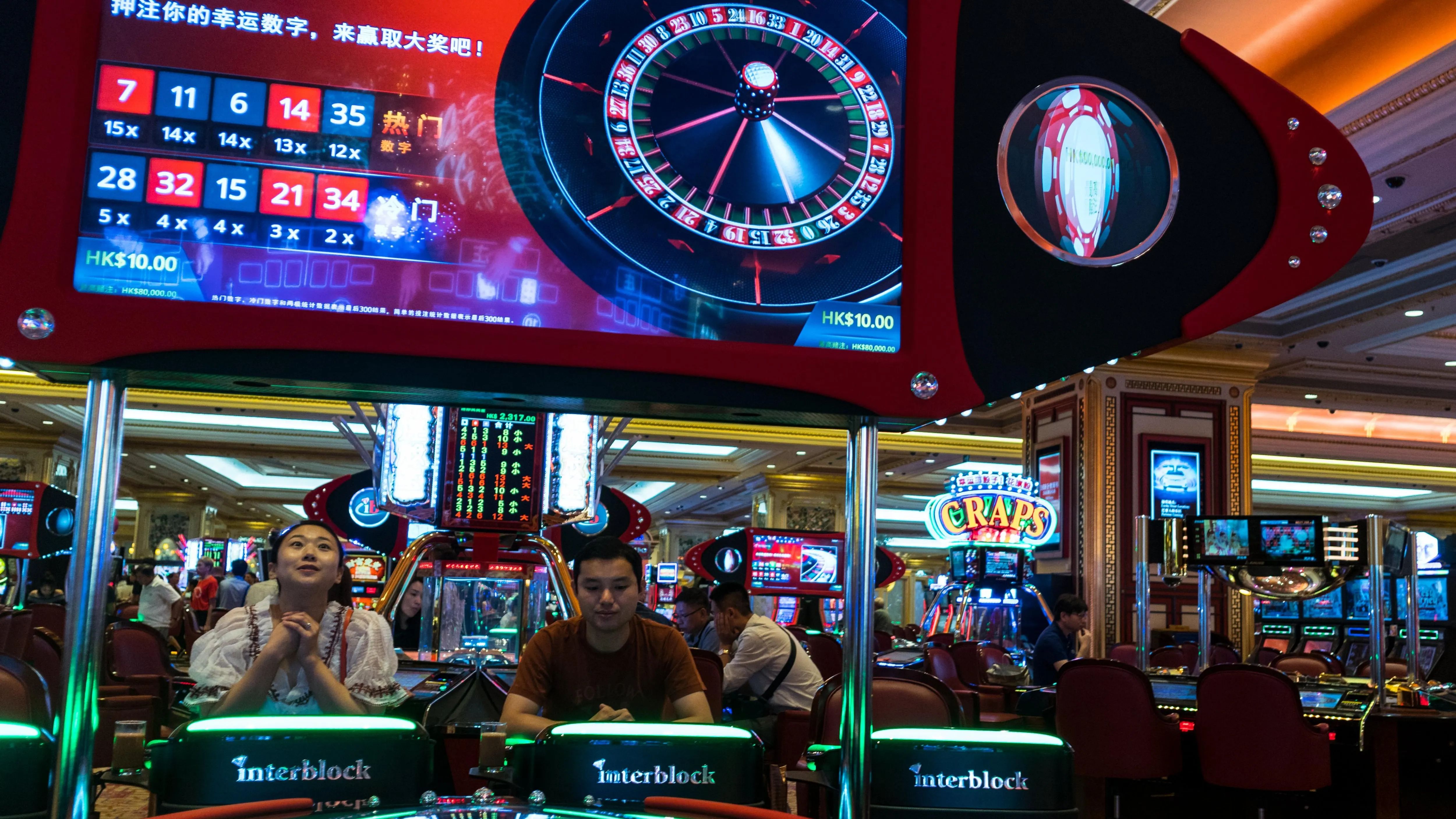 Una ni&ntilde;a abandonada en un casino de Las Vegas