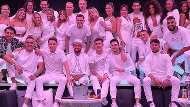 Todos los invitados a la fiesta de cumpleaños de Neymar Todos los invitados a la fiesta de cumpleaños de Neymar