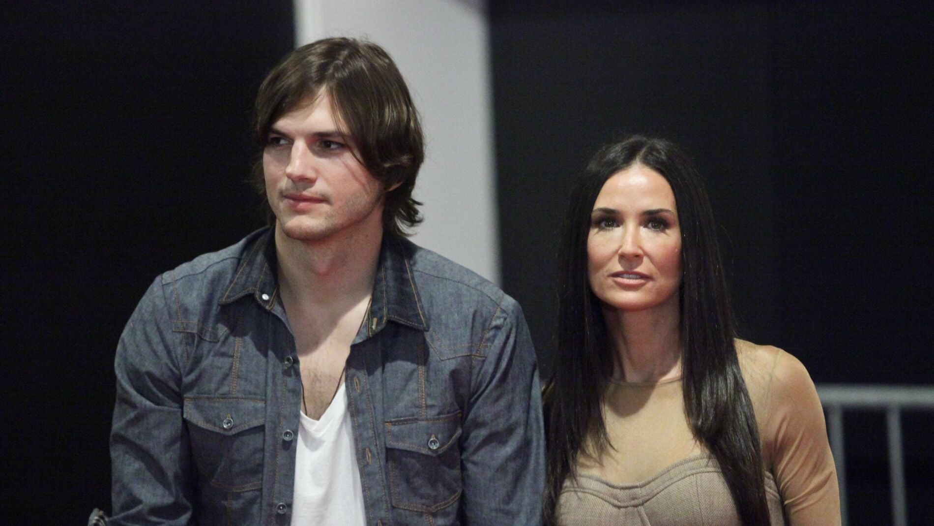 Ashton Kutcher y Demi Moore