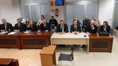 Los acusados en el caso Polop Los acusados en el caso Polop