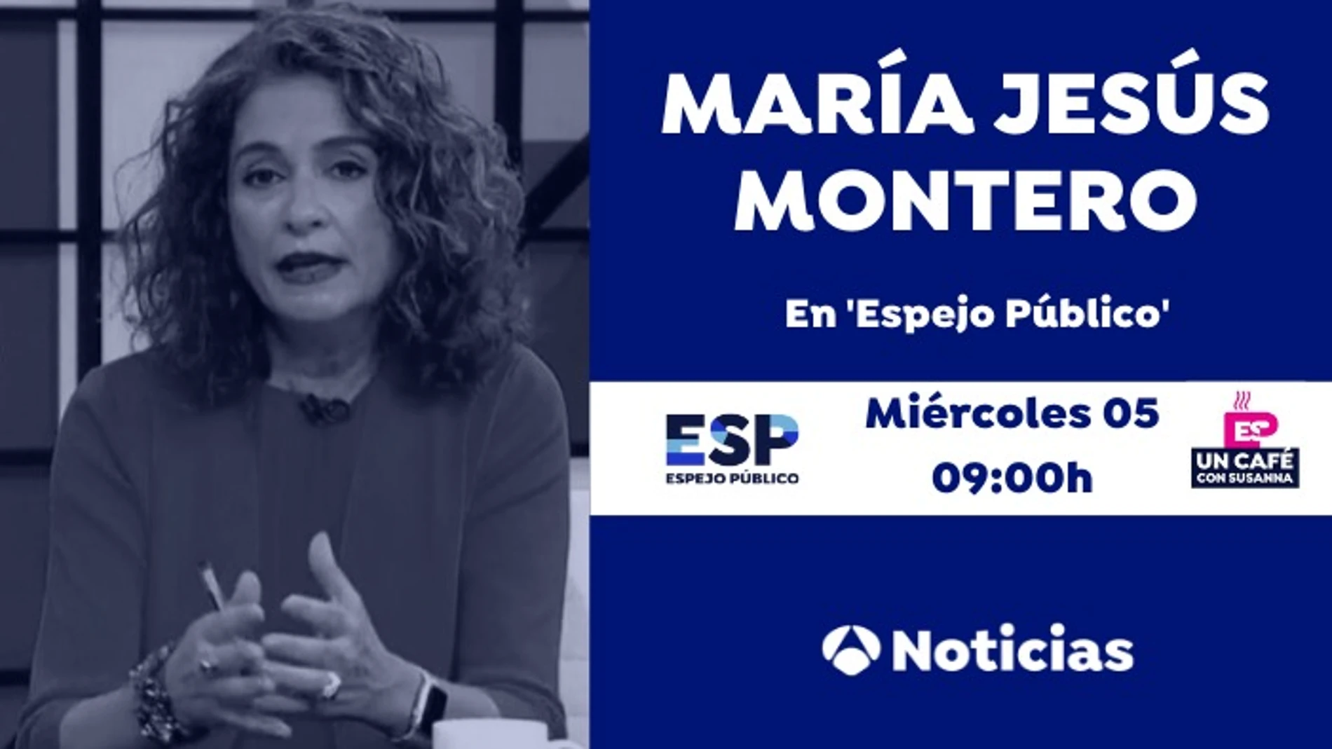 Un café con María Jesús Montero