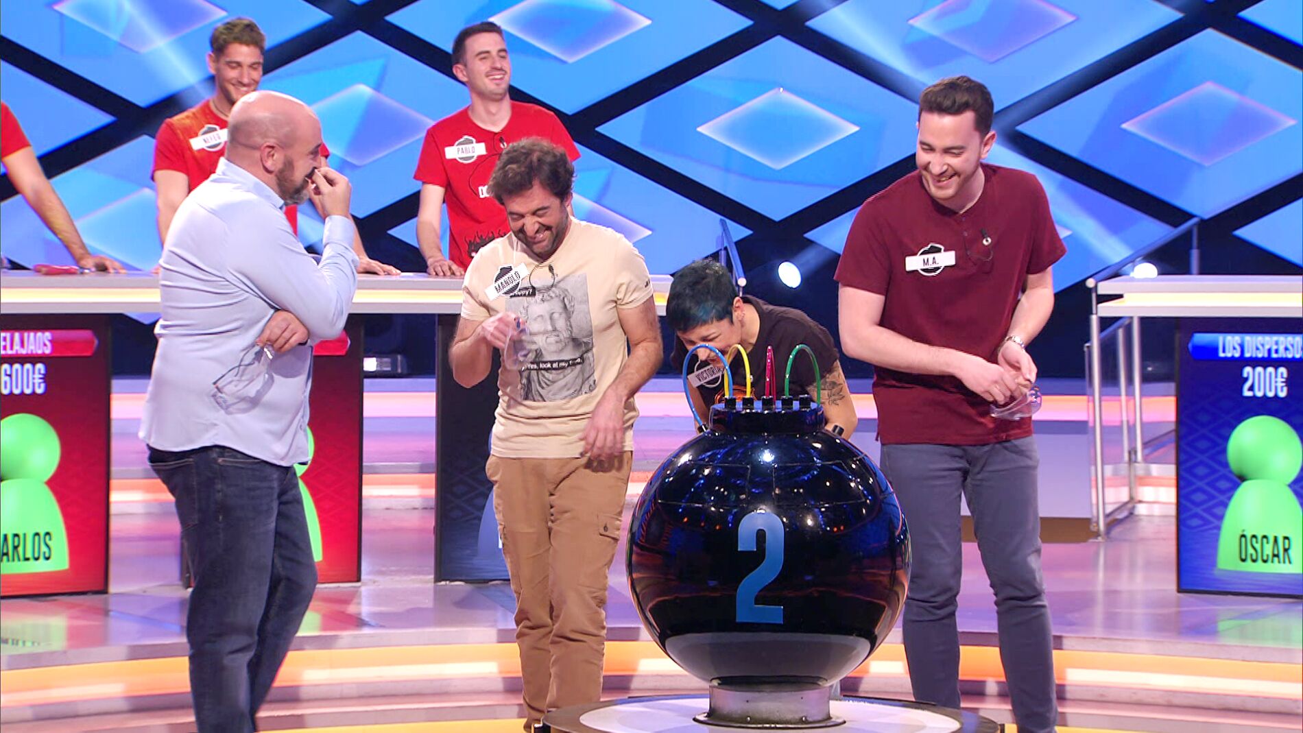 &iexcl;A carcajadas en 'Los dispersos'!: La broma de &Oacute;scar sobre un musical con M. A. en '&iexcl;Boom!'