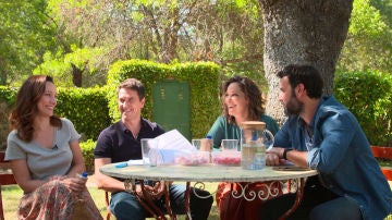 El debate de Natalia Verbeke, Oriol Tarrason, Cristina Plazas y Miquel Fernández por descubrir quién es el asesino de 'El Nudo'