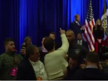 Increpan al hijo de Trump en Iowa