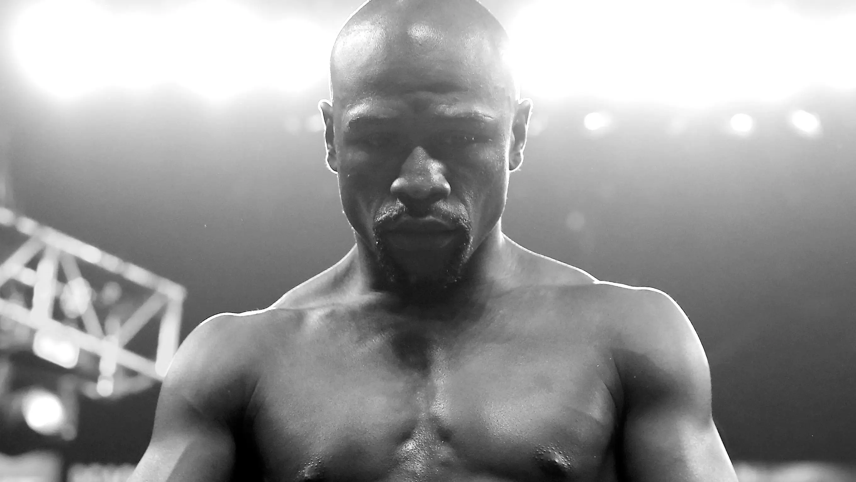 Floyd Maywheather durante un combate