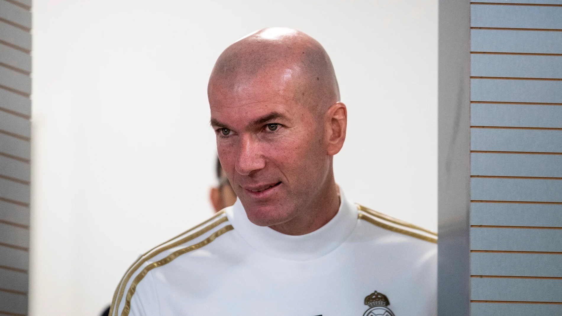 Zinedine Zidane durante una rueda de prensa Zinedine Zidane durante una rueda de prensa