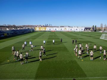 Campo de entrenamiento del Real Madrid en Valdebebas. 