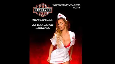 Carnaval Verín 2020: Polémica por el cartel de un pub que usó una imagen sexista Carnaval Verín 2020