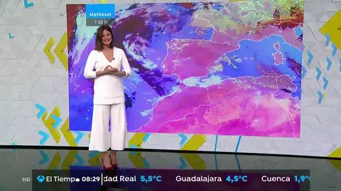 La previsión del tiempo. tiempo