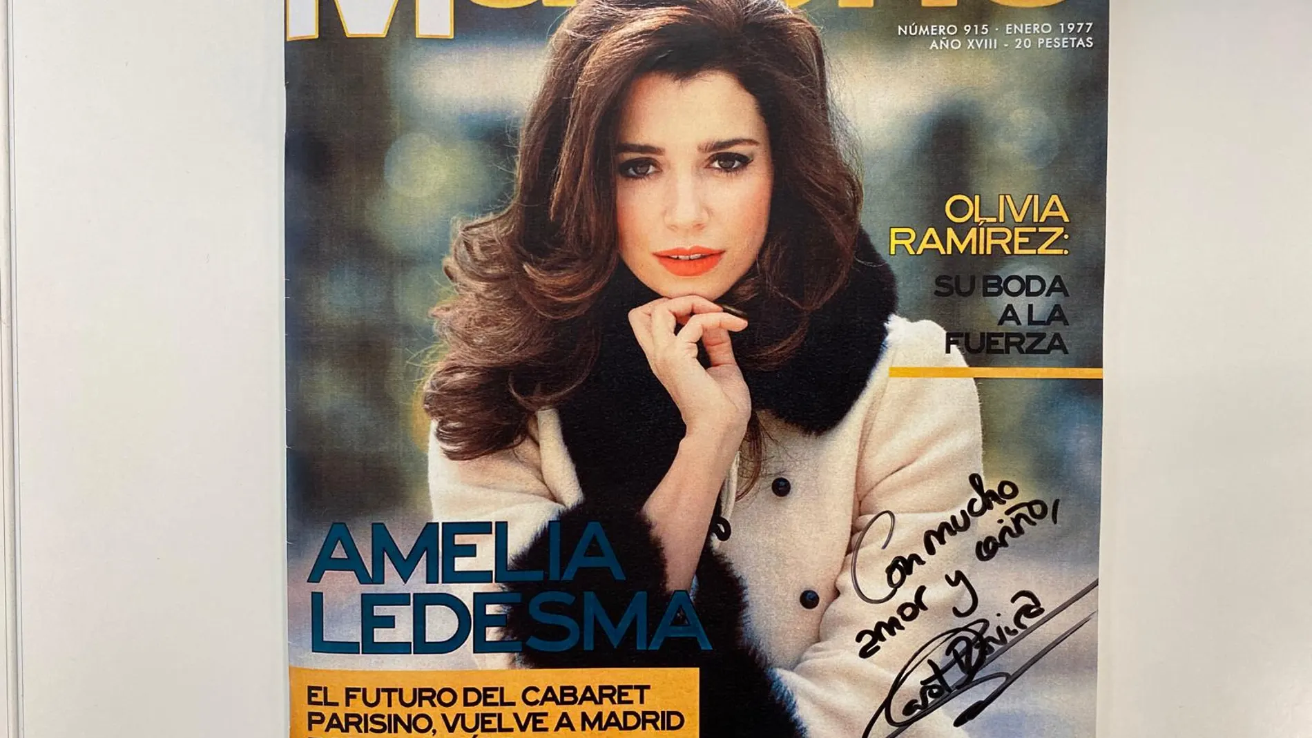 Consigue la revista que protagoniza Amelia Ledesma firmada por Carol Rovira