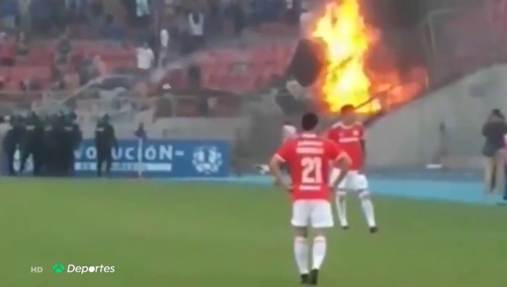 Batalla campal en Chile, brutal pelea en el Estadio Nacional