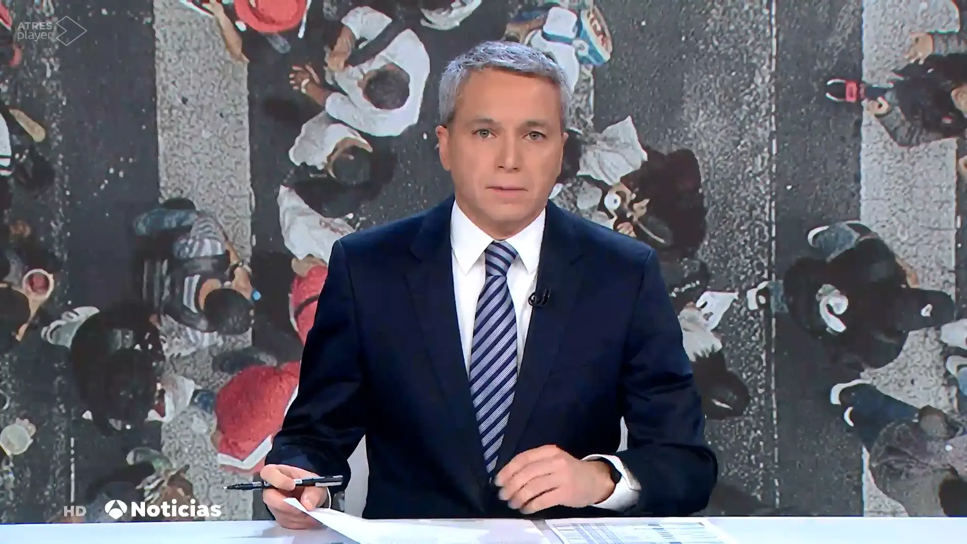 Vicente Vallés en Antena 3 Noticias