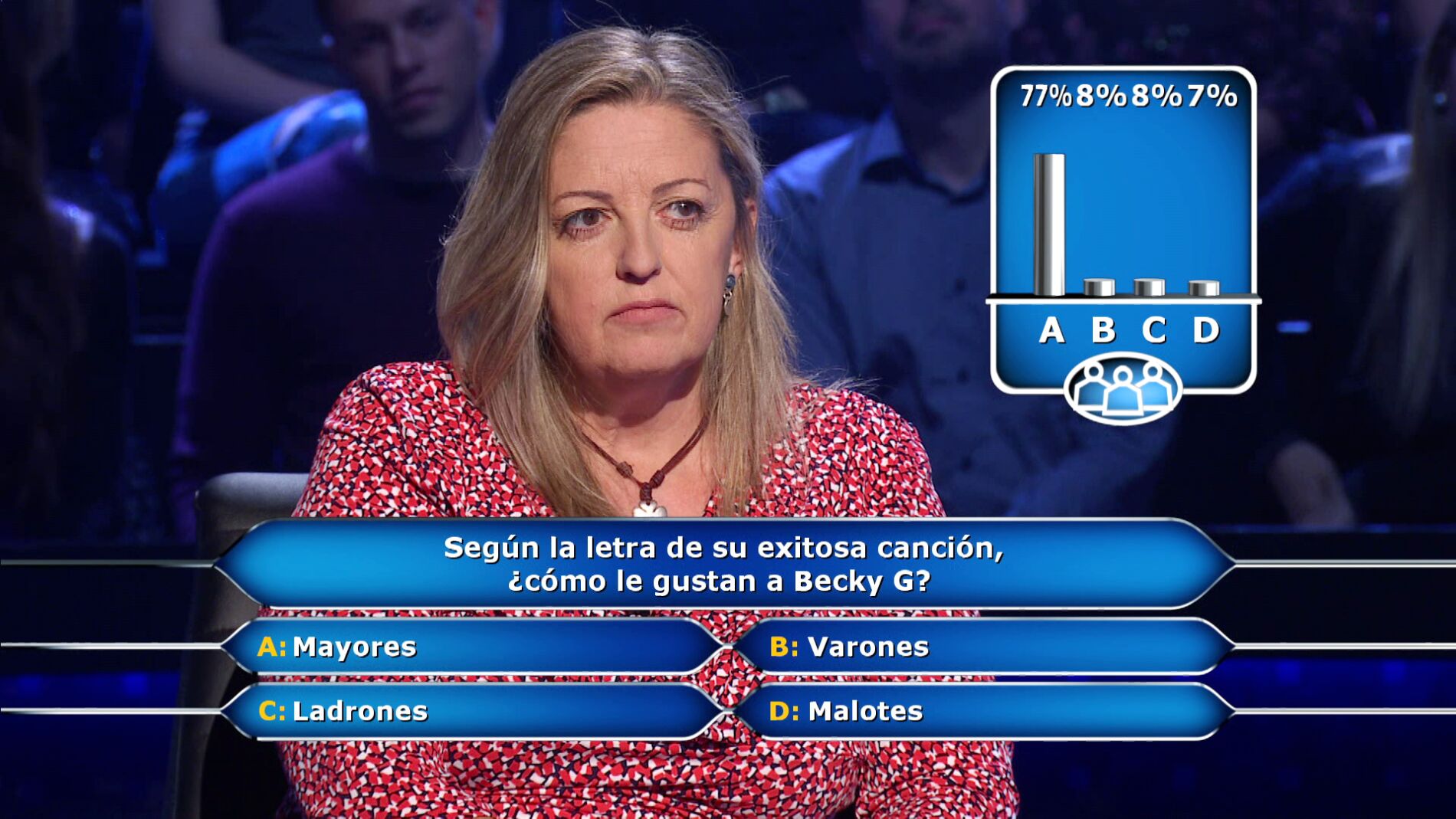 ¿A Becky G le gustan "malotes"? El público salva a Marta en '¿Quién quiere ser millonario?' 