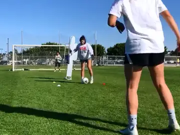 Alex Morgan entrenando embarazada Alex Morgan entrenando embarazada
