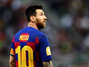 Leo Messi, durante un partido del Barça
