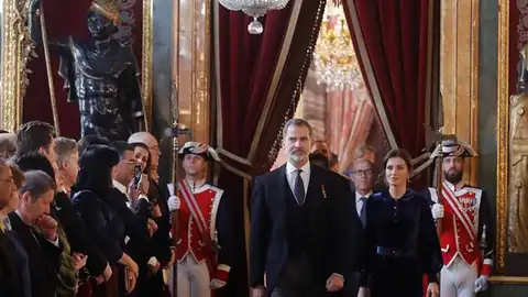 Los Reyes Felipe y Letizia en la recepción del cuerpo diplomático Los Reyes Felipe y Letizia en la recepción del cuerpo diplomático