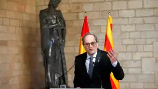 Quim Torra comparece tras reunirse con Pedro Sánchez Quim Torra comparece tras reunirse con Pedro Sánchez