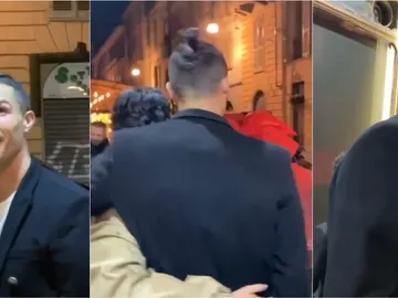 El momento de la sorpresa de Georgina Rodríguez a Cristiano Ronaldo El momento de la sorpresa de Georgina Rodríguez a Cristiano Ronaldo