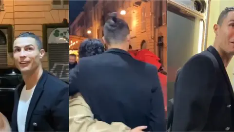 El momento de la sorpresa de Georgina Rodríguez a Cristiano Ronaldo El momento de la sorpresa de Georgina Rodríguez a Cristiano Ronaldo